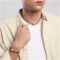 Necklace Mabina Man Tropical in Silver 553587 - 553587